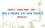 Bài 6 trang 121 SGK Toán 6 Tập 1 Chân trời sáng tạo